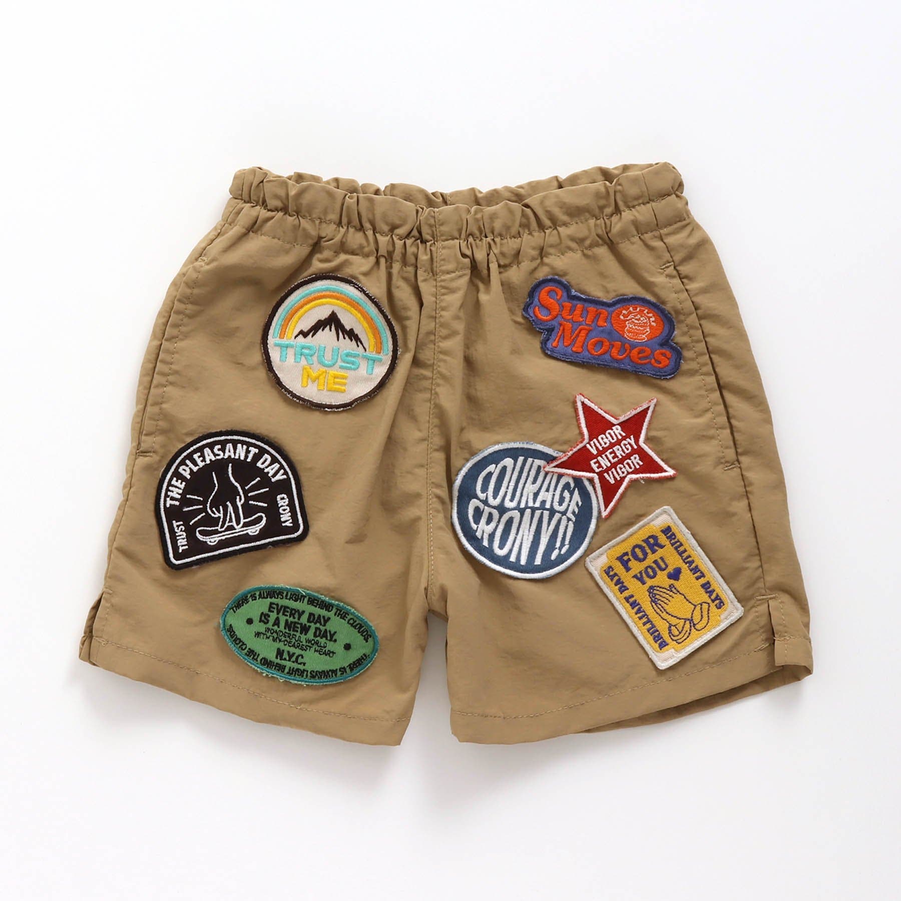 NERDY★HOOD HALF PANTS SET ワッペンフードハーフパンツセット NERDY☆HOOD HALF PANTS SET ワッペンフードハーフパンツセット
