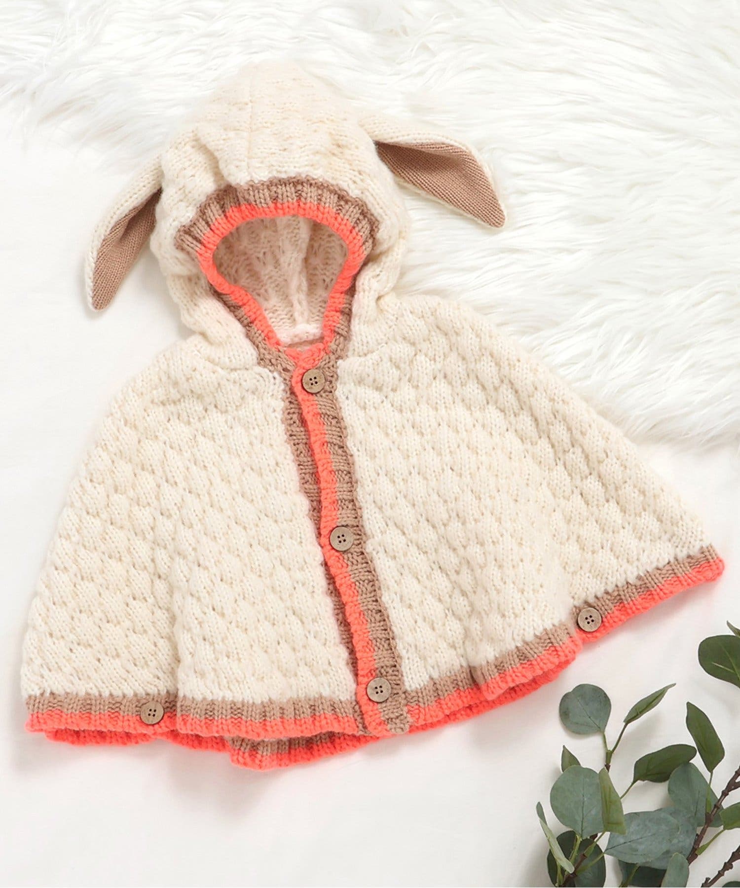 FUN!FAN!ANIMAL ぽこぽこニットケープ[品番：FOKK0024506]｜F.O.Online