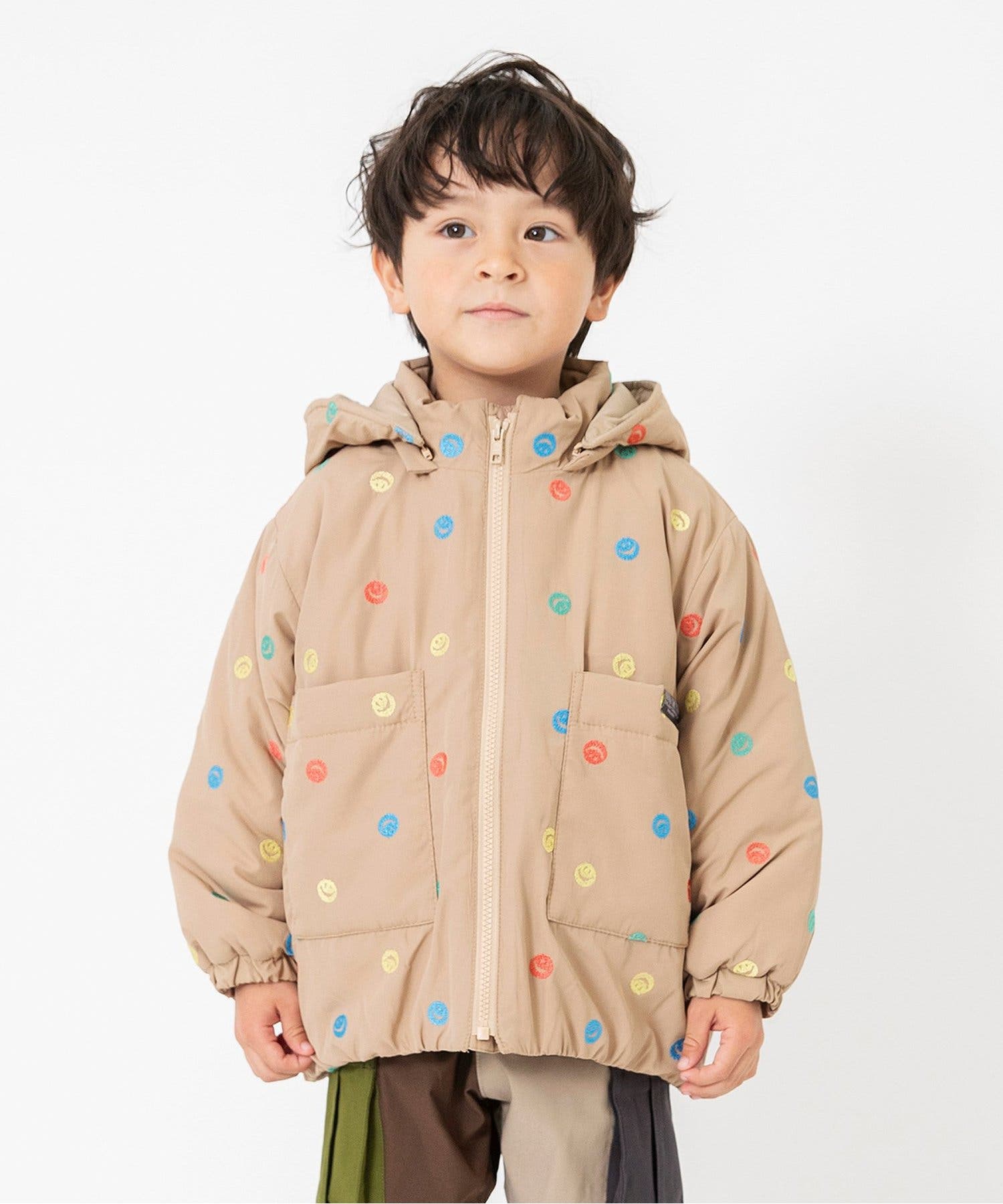 2色2柄 総刺繍フード付き中綿ジャケット[品番：FOKK0024732]｜F.O.