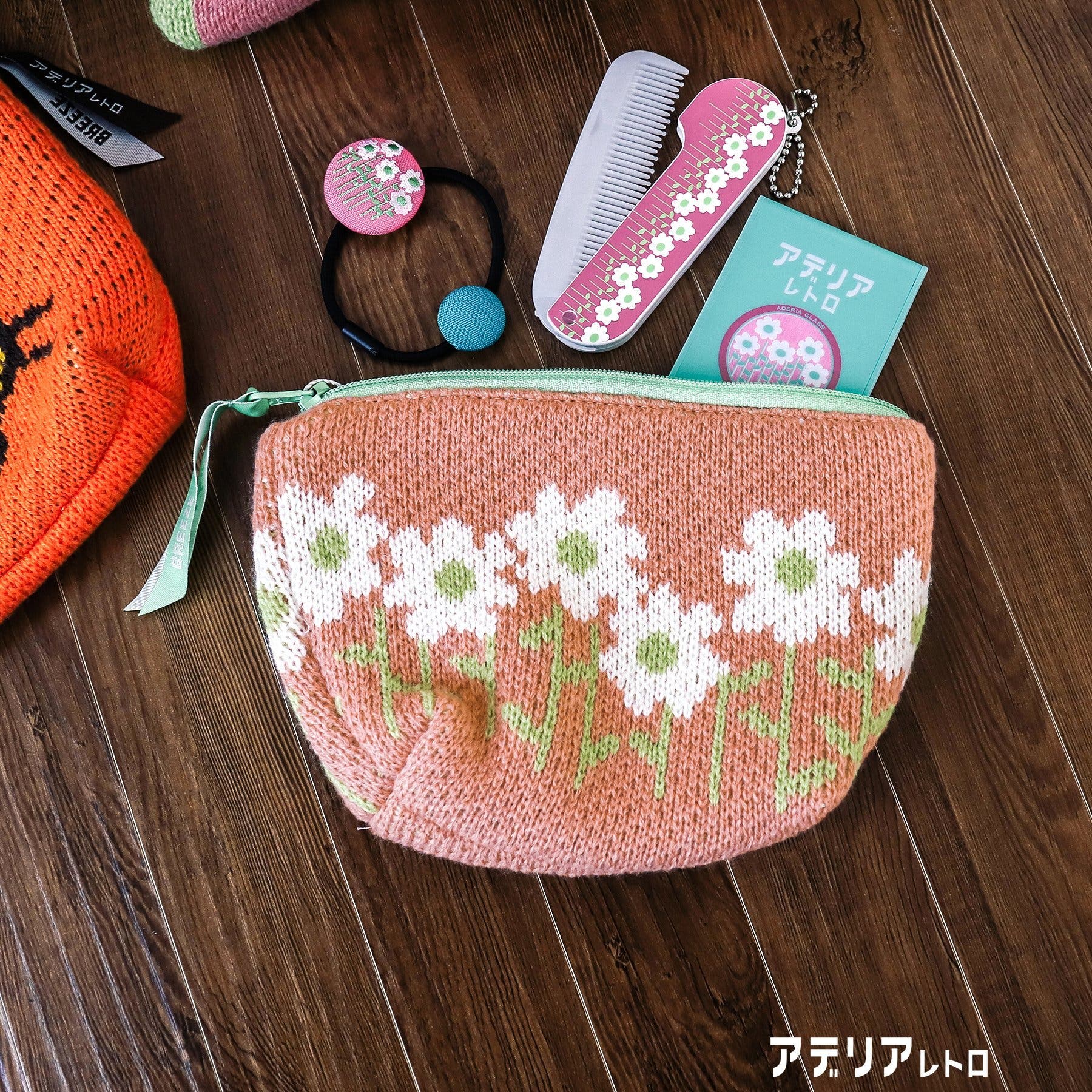 レア！平成レトロ♡マイメロディ♡ニットポーチ レア！平成レトロ