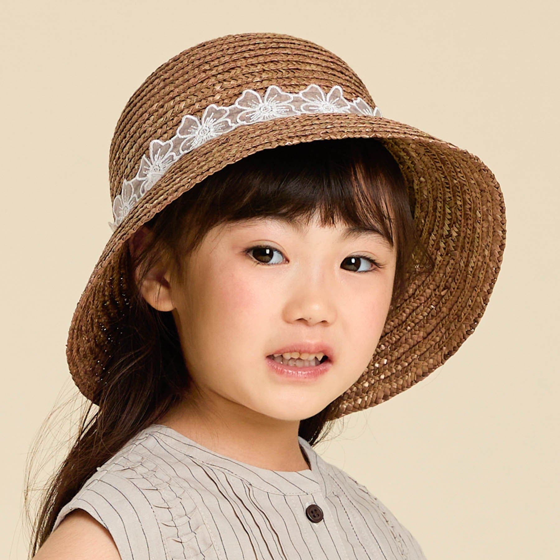 お花レース麦わら帽子[品番：FOKK0019604]｜F.O.Online Store