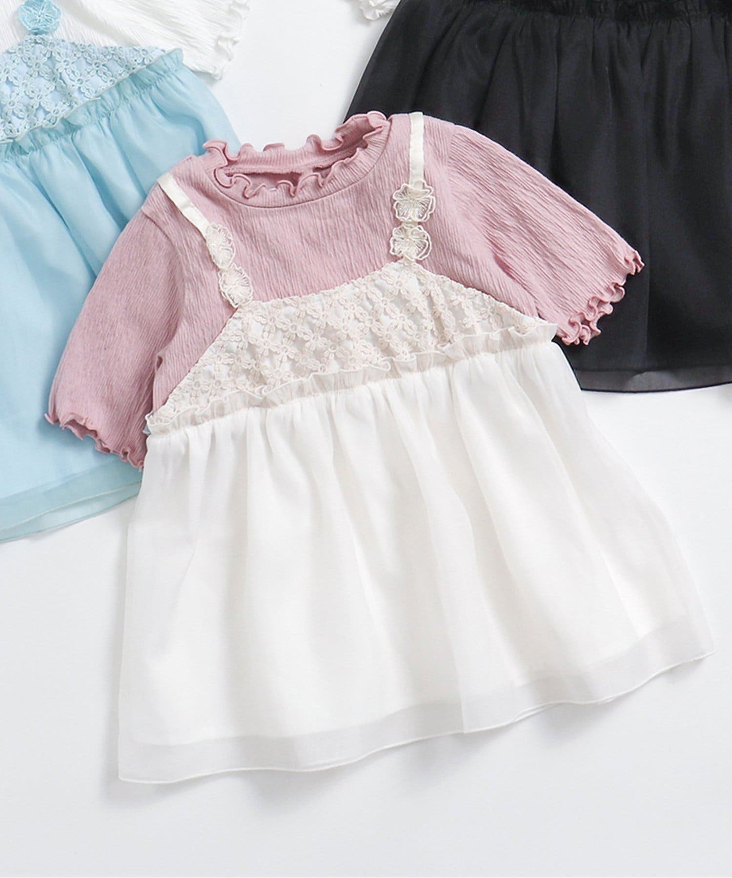 お花レースキャミドッキングトップス[品番：FOKK0018403]｜F.O.Online 