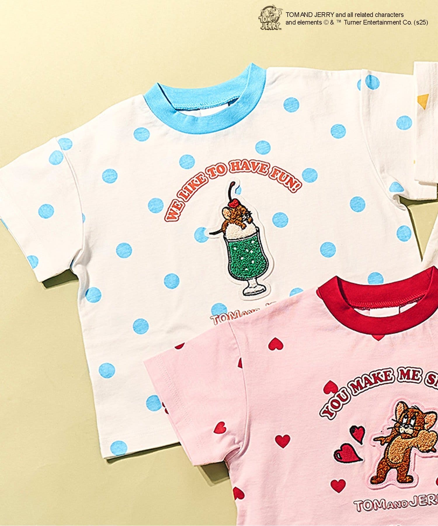 トムとジェリー 総柄モチーフTシャツ[品番：FOKK0022242]｜F.O.Online