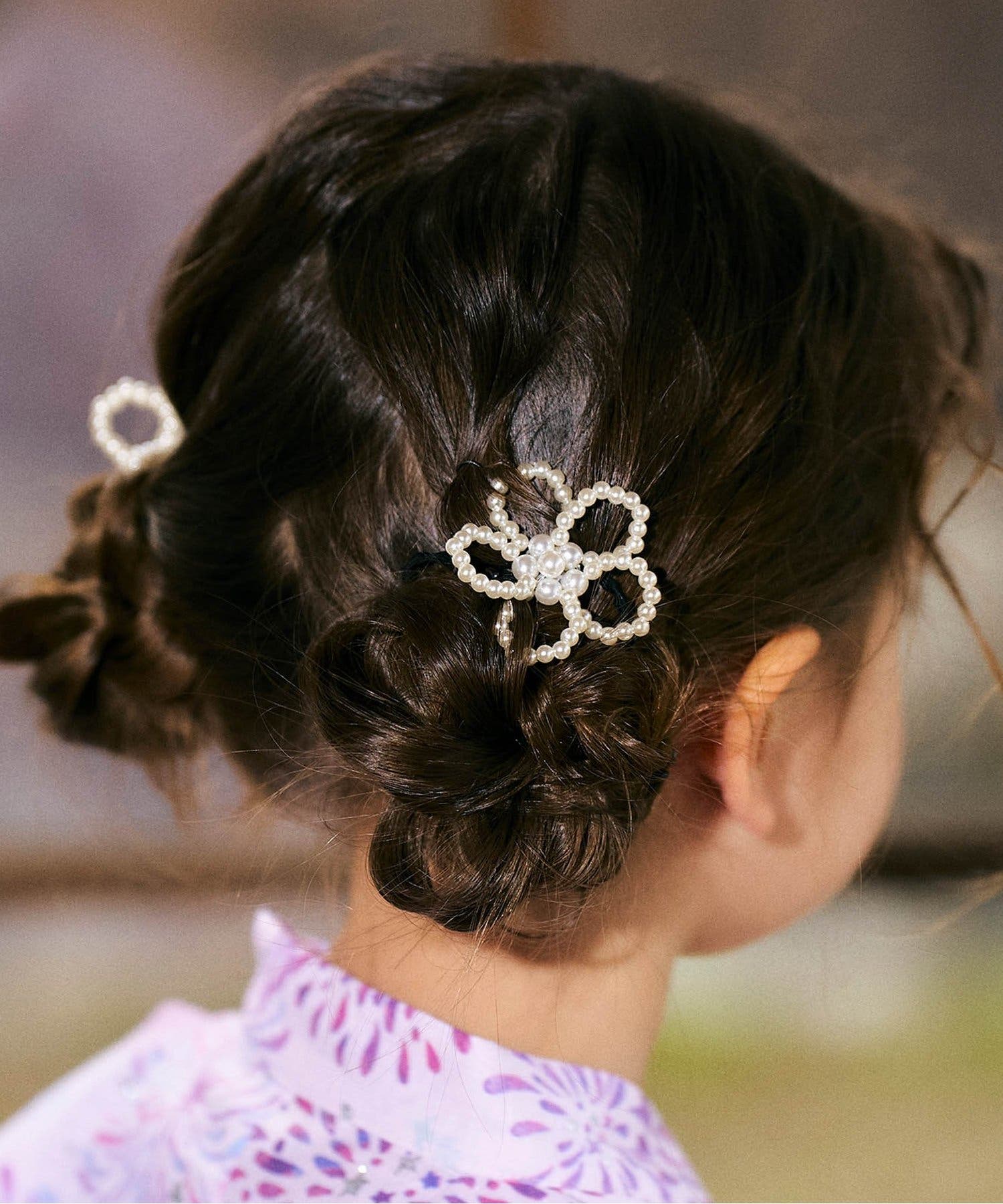 【レア・未使用】アンリークイール　フラワー　ヘアゴム　オミノ　ビーズ 楽天市場】ヘアゴム ヘアアクセサリー フラワー ワイヤー