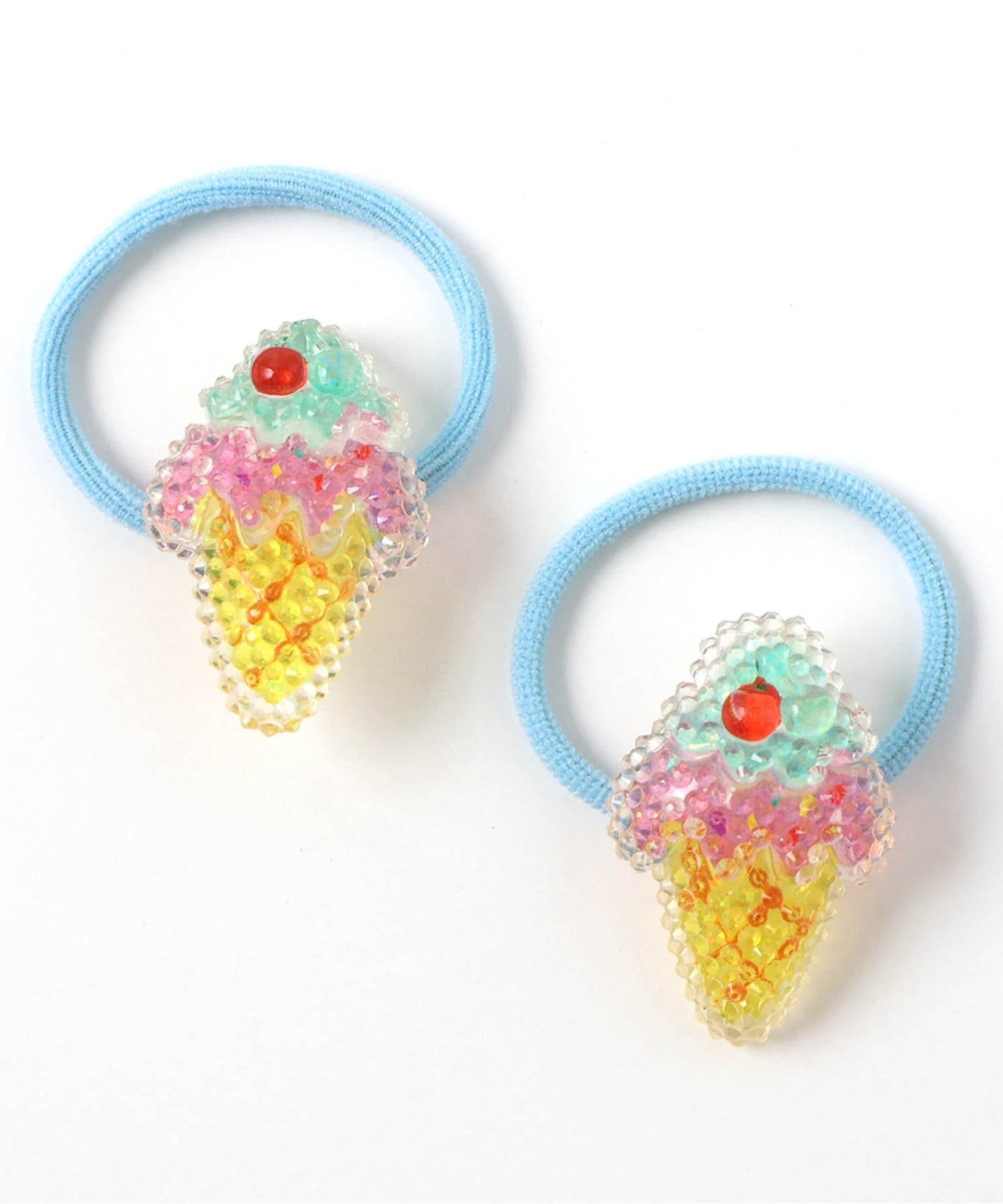 じゃらじゃら ヘアゴム 大人可愛い♡キラキラピンク 【公式通販】