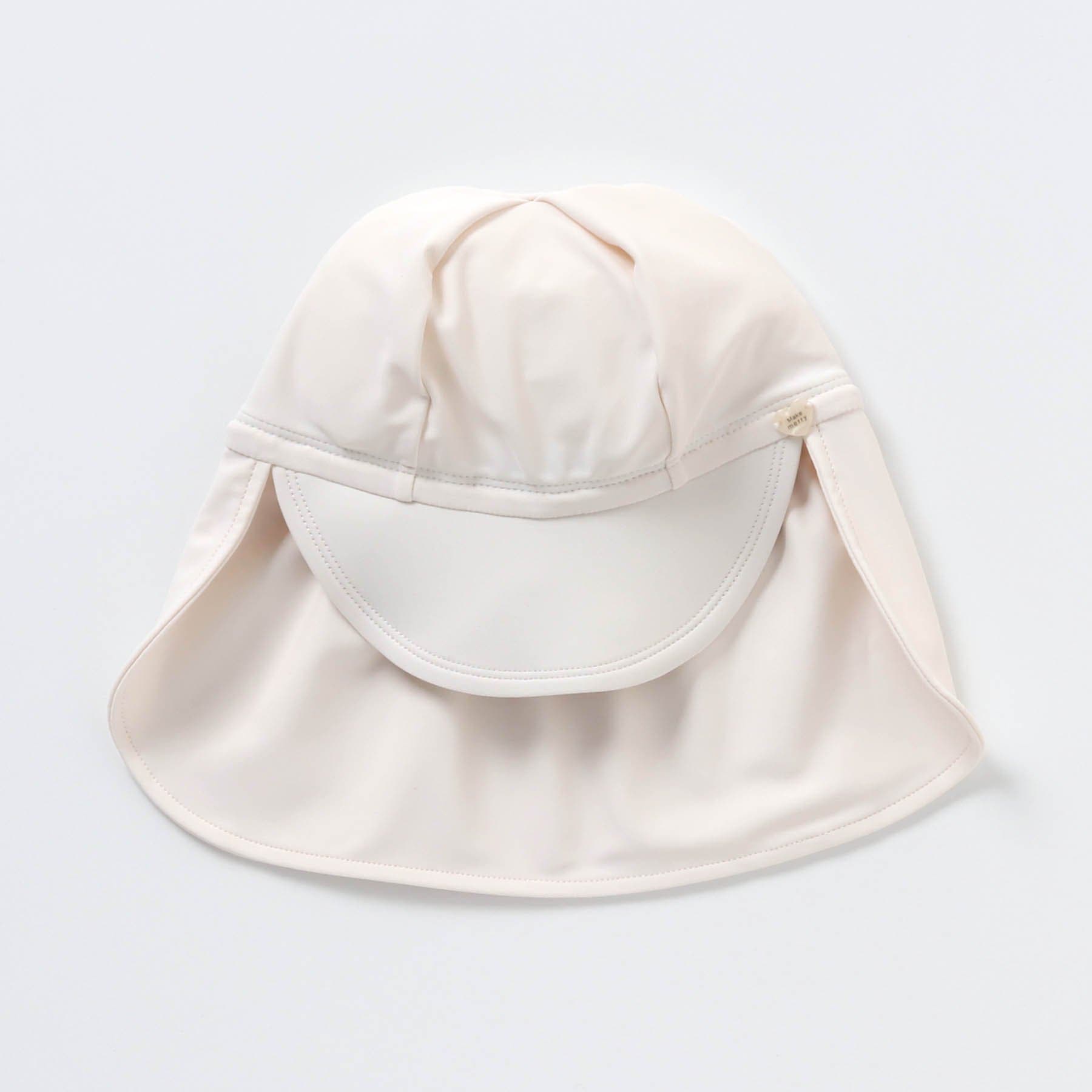 yori  UV日よけ付きリボンキャップ　クリーム UV日よけ付きリボンキャップ | all item| yori