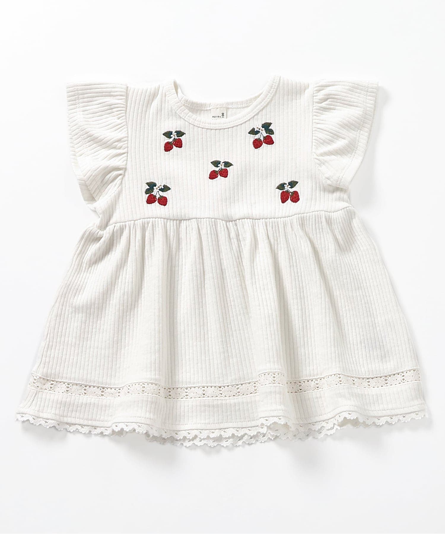 3柄フルーツモチーフ刺繍Tシャツ_RP[品番：FOKK0024095]｜F.O.Online 