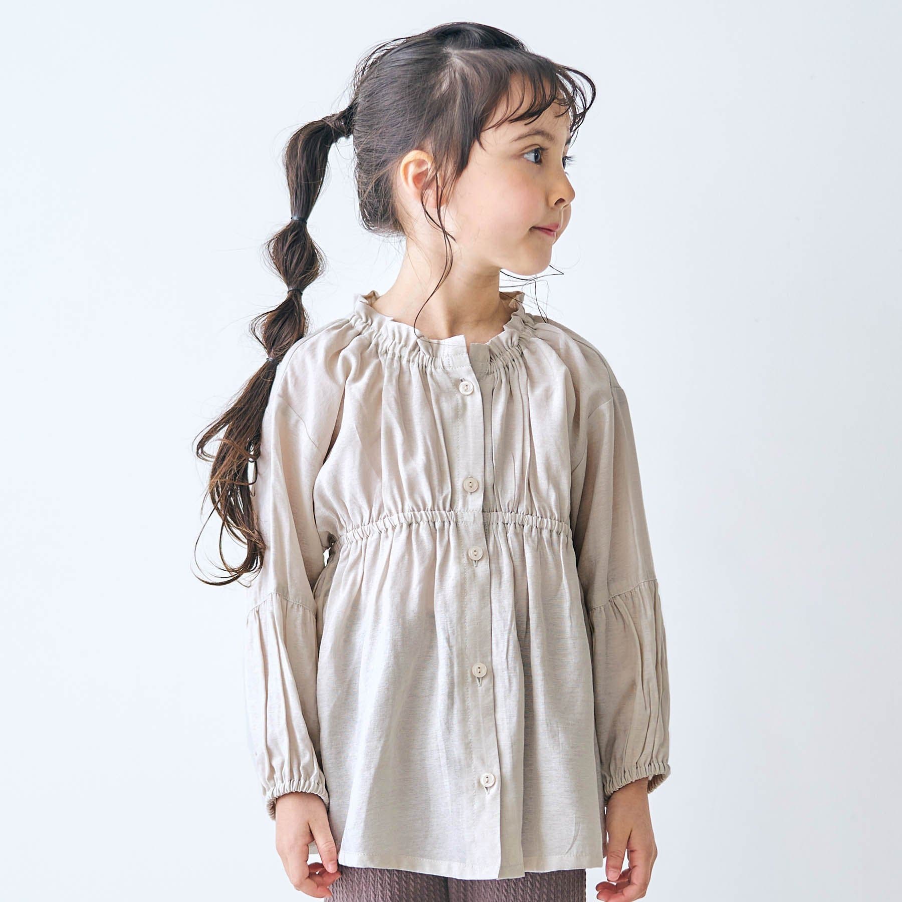 ギャザーシャツチュニック[品番：FOKK0006821]｜F.O.Online Store 