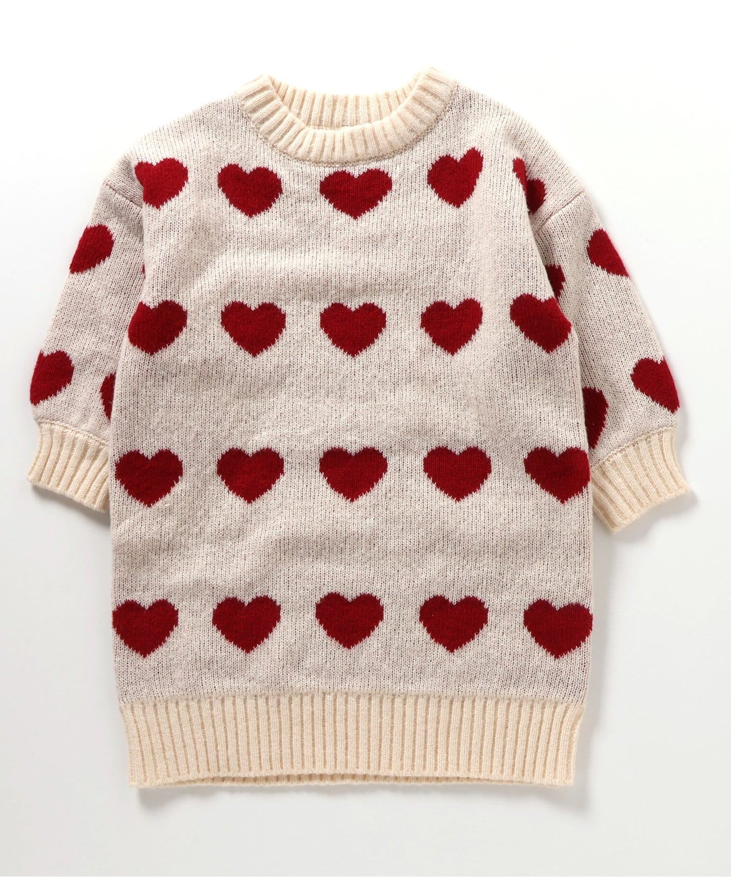 WEB限定 ハートニットワンピース[品番：FOKK0020925]｜F.O.Online