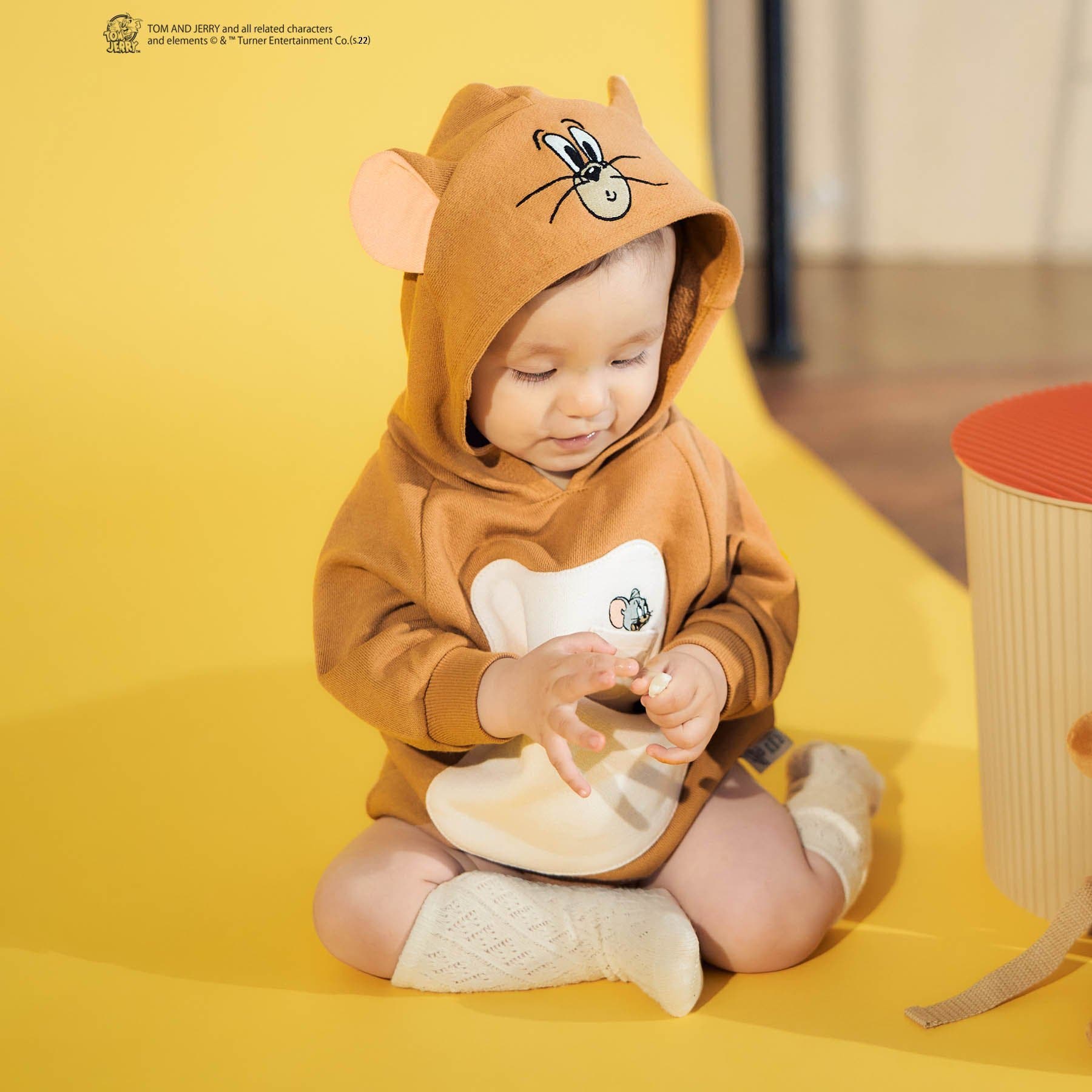 トムとジェリー コスチューム フリース ロンパース 2点セット トムとジェリー ペアセット フリース 着ぐるみ ハロウィン