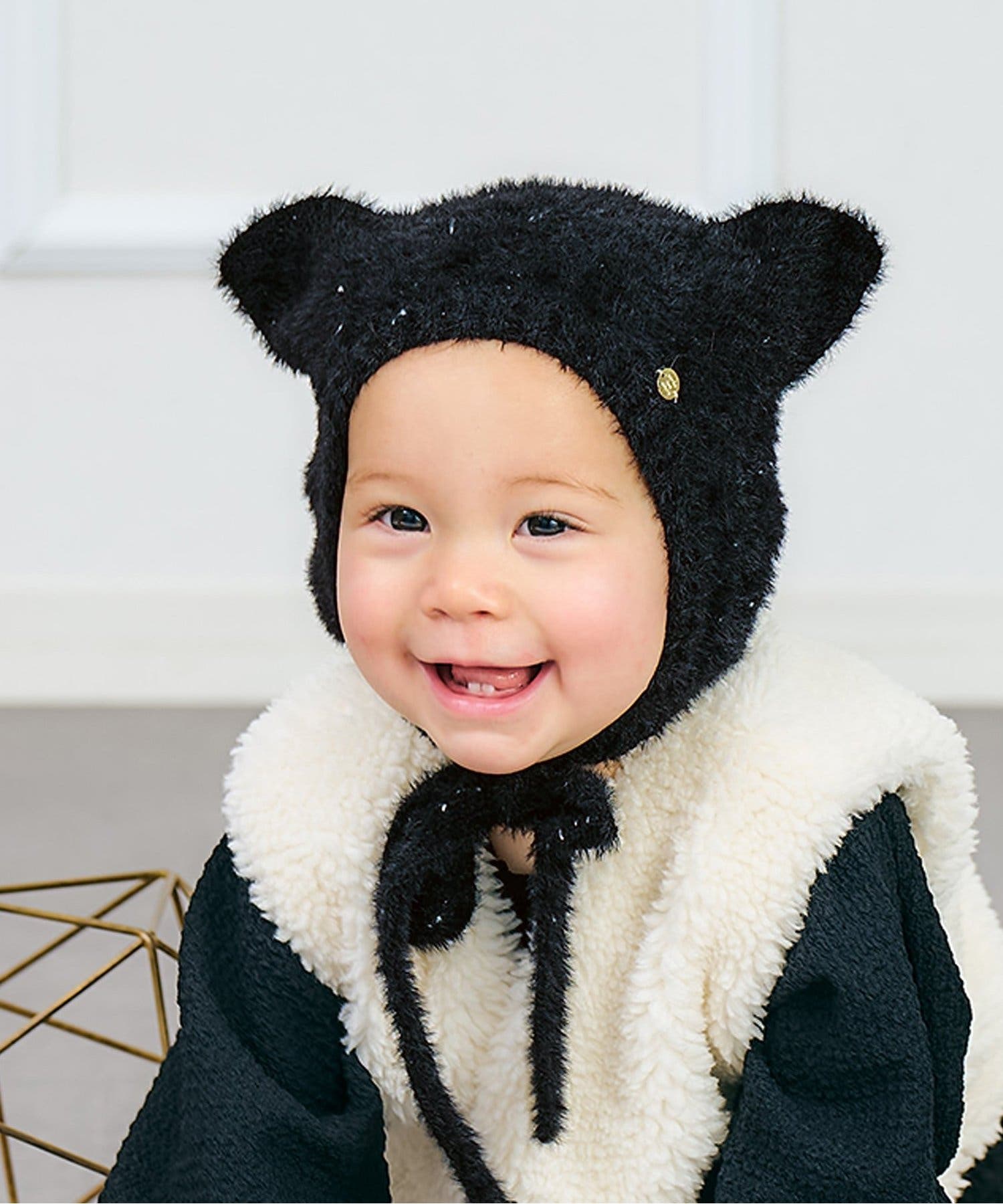 ねこ耳ニットボンネット[品番：FOKK0024416]｜F.O.Online Store（エフ