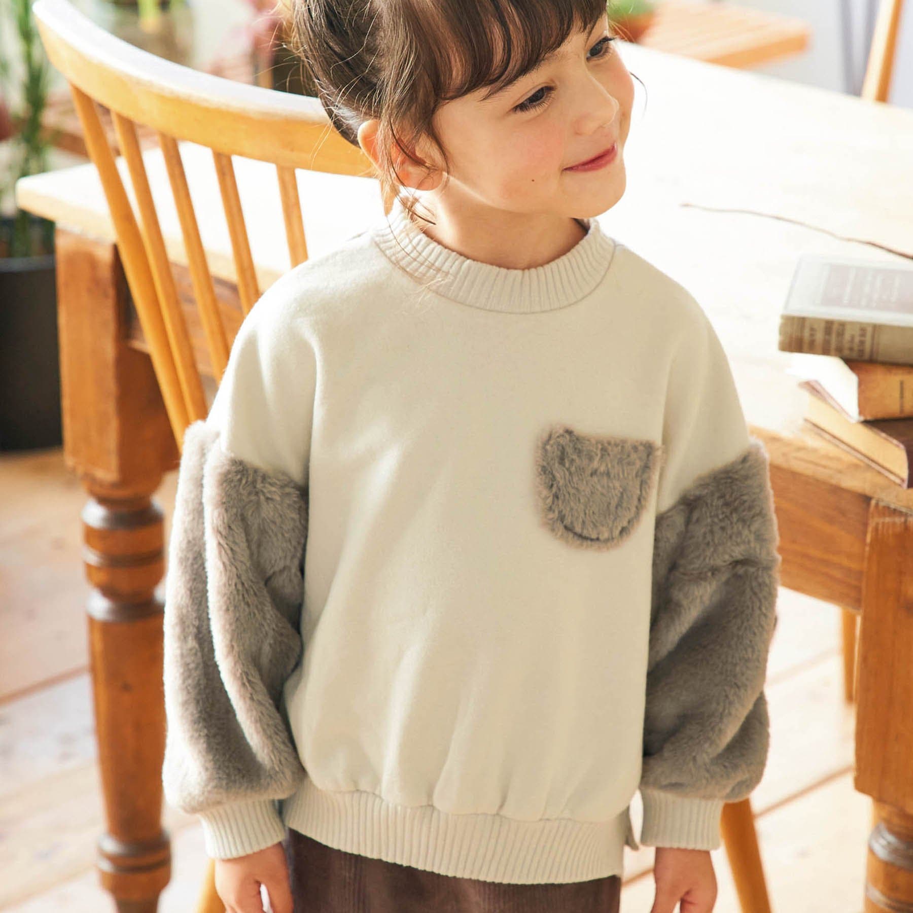 WEB限定 袖ボアトレーナー[品番：FOKK0007160]｜F.O.Online