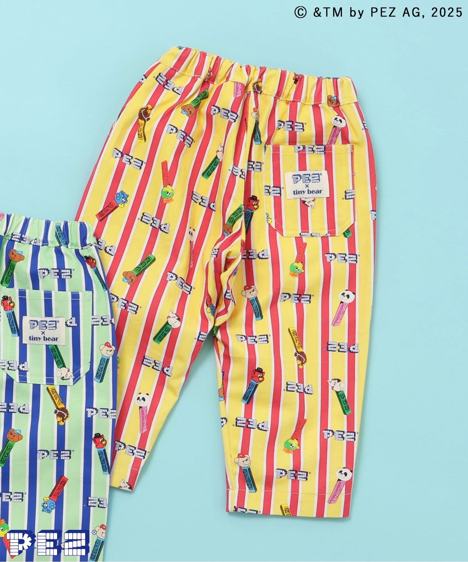 WEB限定 PEZ×tiny bear 総柄パンツ 10分丈[品番：FOKK0025365]｜F.O.