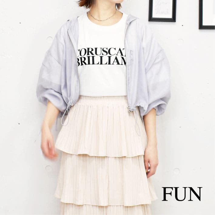 Gready BrilliantシアーシャーリングVネックブルソン