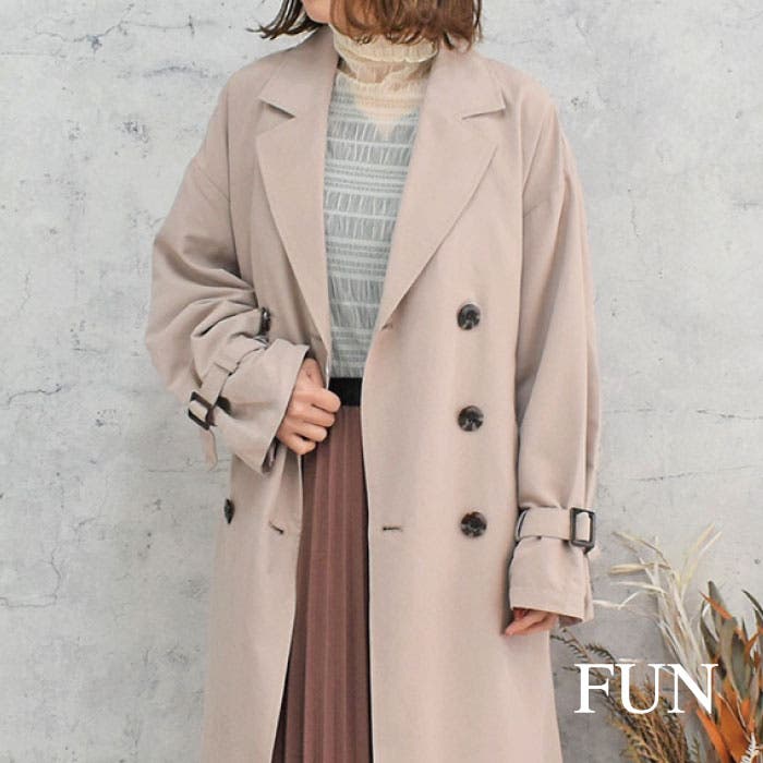 今 話題 の 人気 商品 トレンチコート[品番：TRNW0000204]｜FUN（ファン）のレディース ジャケット・アウター
