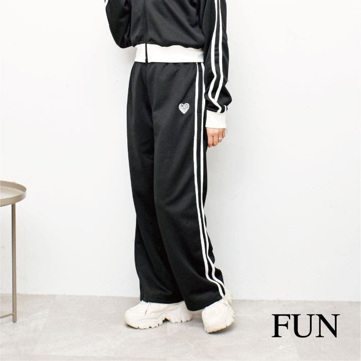 ラインジャージパンツ[品番：TRNW0000809]｜FUN（ファン）｜レディース