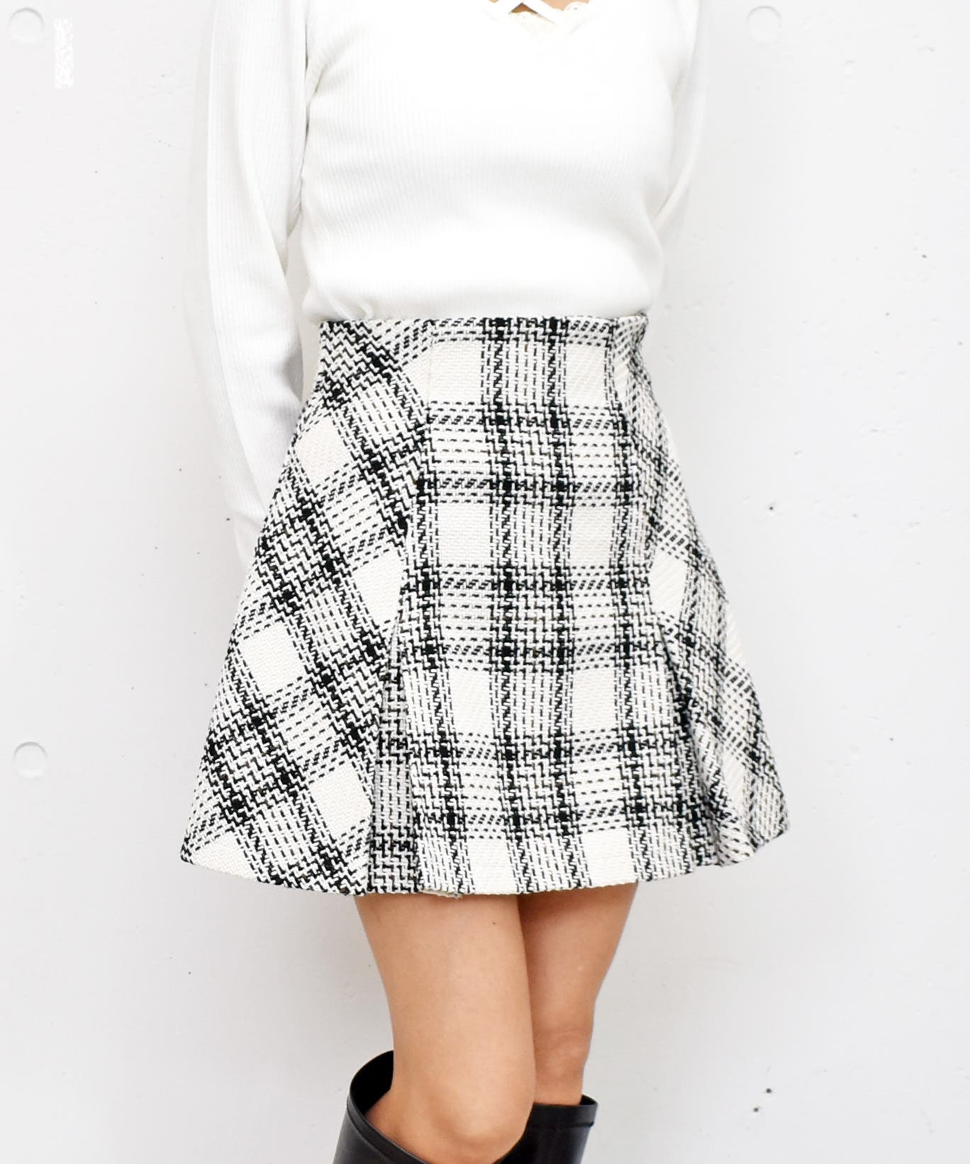 チェックミニスカート[品番：TRNW0001967]｜FUN（ファン）のレディース
