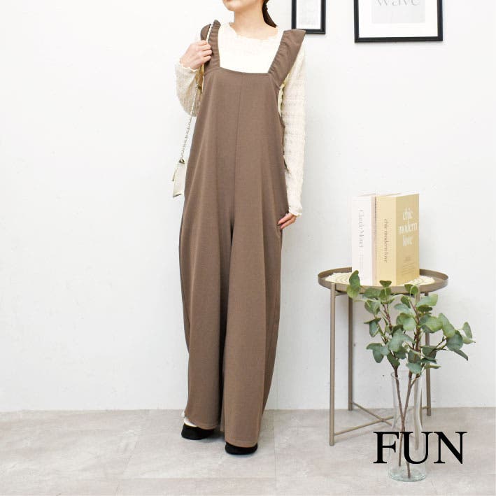 フリルオールインワン[品番：TRNW0000911]｜FUN（ファン）の