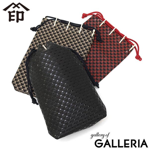 【美品】印傳屋 ハンドバッグ 巾着 巾着バッグ グリーン 和装小物 印傳屋 巾着 INDENYA[品番：GLNB0014898]｜ギャレリア Bag＆Luggage