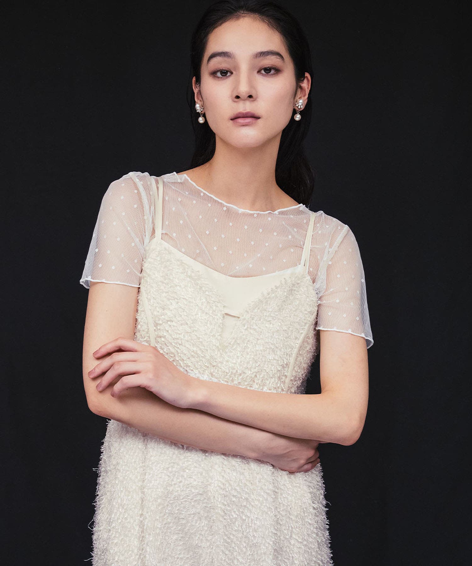Girlish ほしくずブラウス St.cecilia ほしくずブラウス – GIRLISH