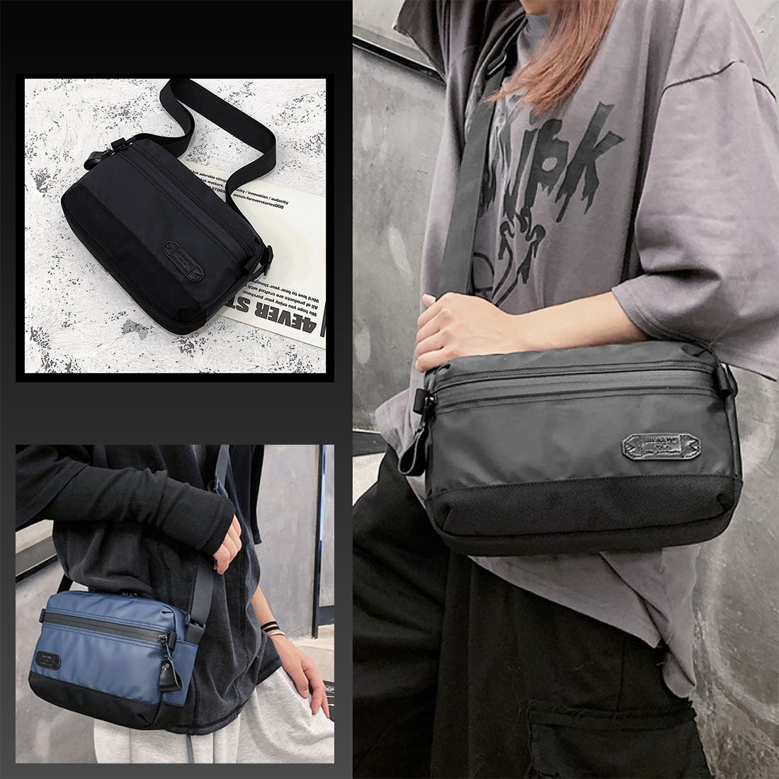 【美品】ユニアンドコート　メッセンジャーバッグ　XS　ショルダーバッグ 黒 Uni&co. ユニアンドコー メッセンジャーバッグ XSサイズ レザー