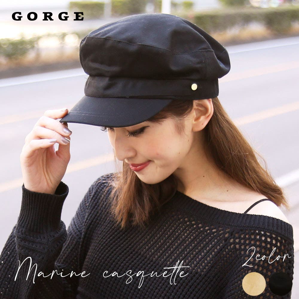 ベルト付きマリンキャスケット[品番：GORW0005710]｜GORGE