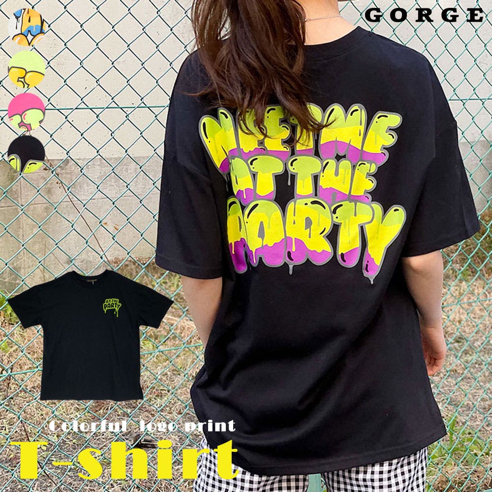 カラフルロゴプリントTシャツ[品番：GORW0006784]｜GORGE （ゴージ