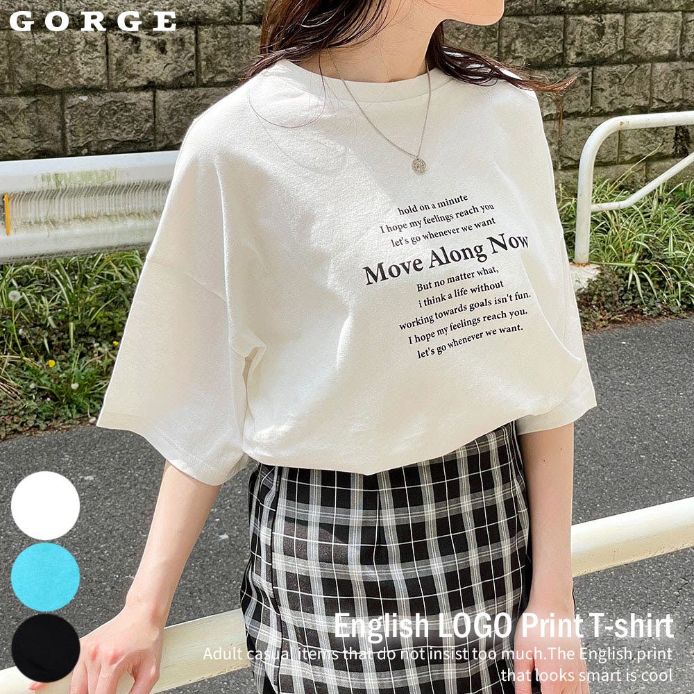 セール】英文字ロゴプリント半袖Tシャツ（Tシャツ/カットソー
