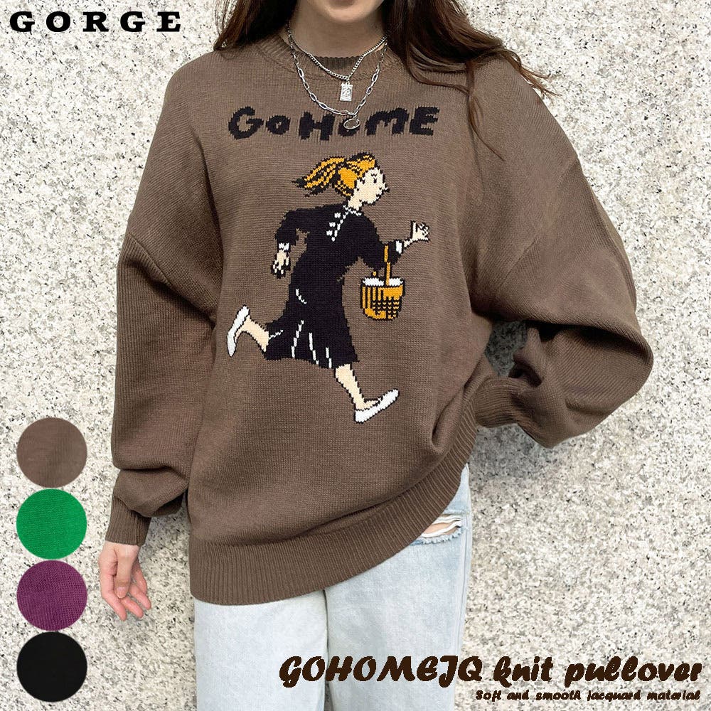 GOHOMEJQニットプルオーバー[品番：GORW0007319]｜GORGE