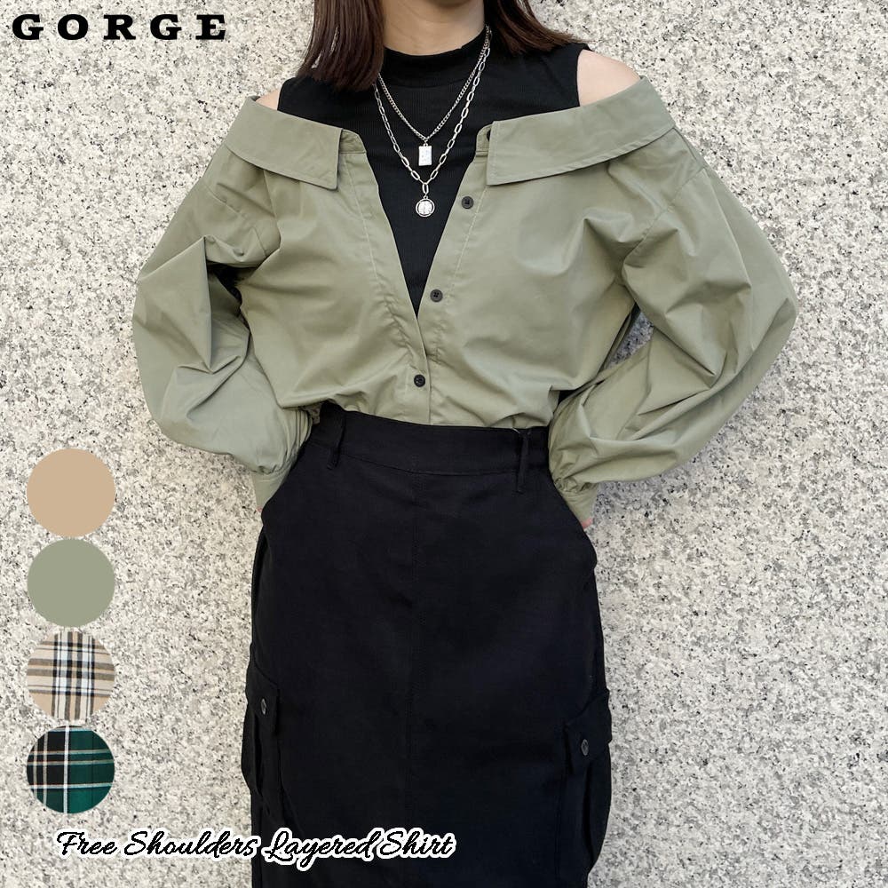 CIROI シュイシウレイヤードシャツ size 1 日本製　M CIROI シュイシウレイヤードシャツ size 1 日本製 M｜Yahoo