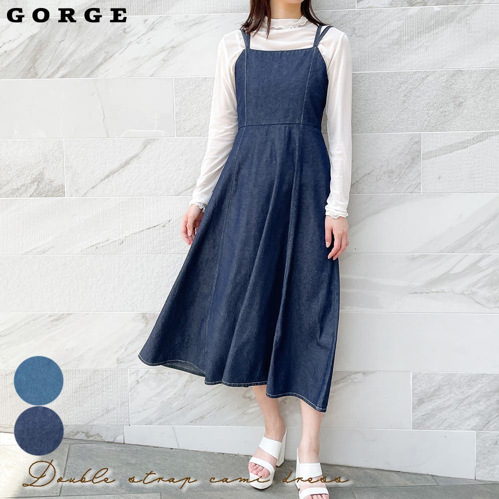 ダブルストラップキャミワンピース[品番：GORW0007783]｜GORGE
