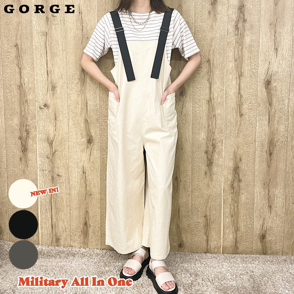 ミリタリーオールインワン[品番：GORW0007820]｜GORGE （ゴージ