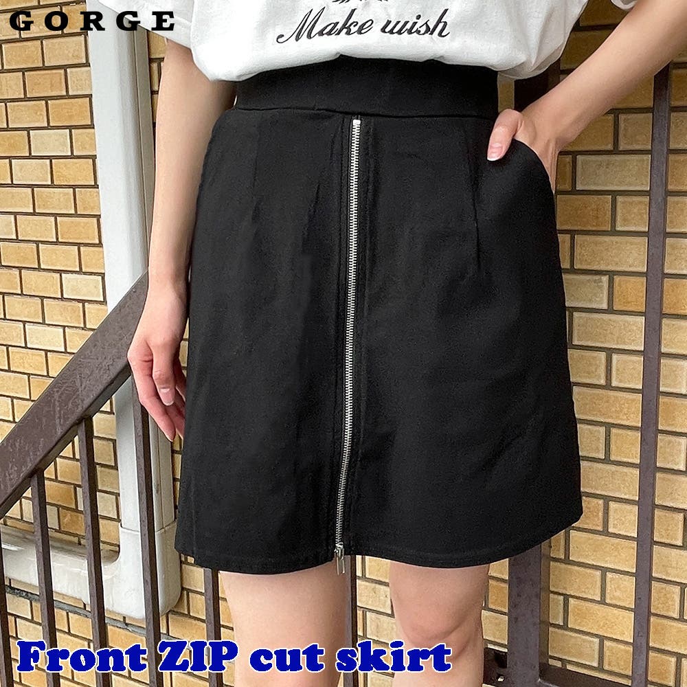 zip スカパン 前ZIPカットスカパン[品番：GORW0007835]｜GORGE （ゴージ