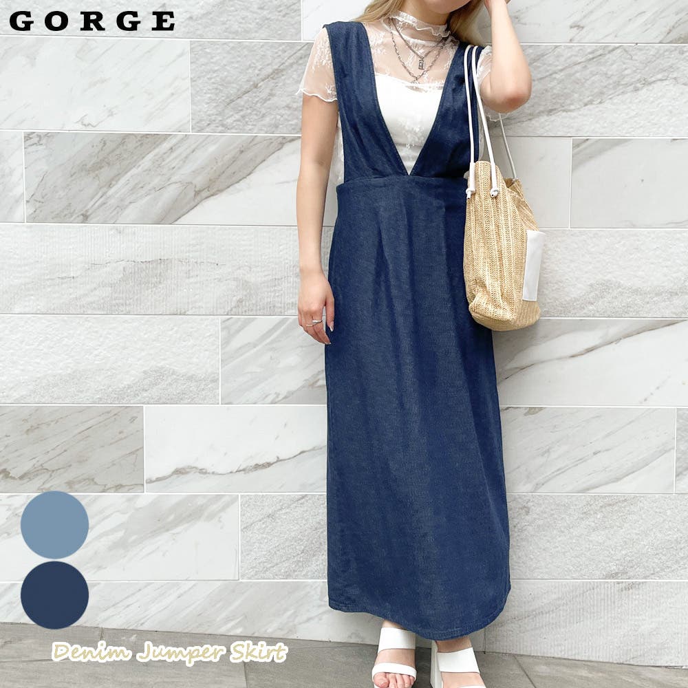 デニムジャンスカ[品番：GORW0008000]｜GORGE （ゴージ）｜レディース