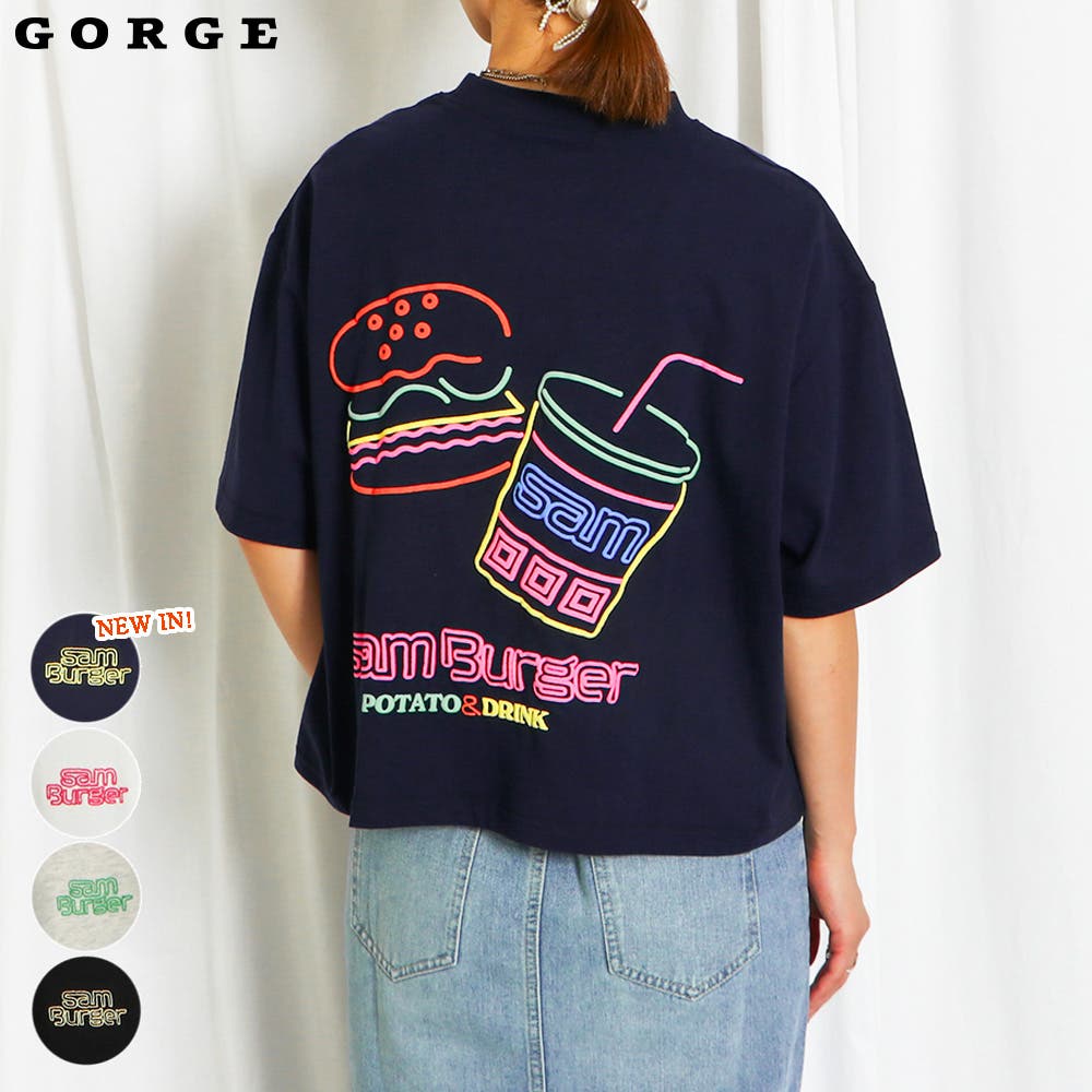 ずとまよ　Tシャツ まだ偽りでありんす　Ｍ　ネイビー ずとまよ Tシャツ まだ偽りでありんす M ネイビー ハンバーガー