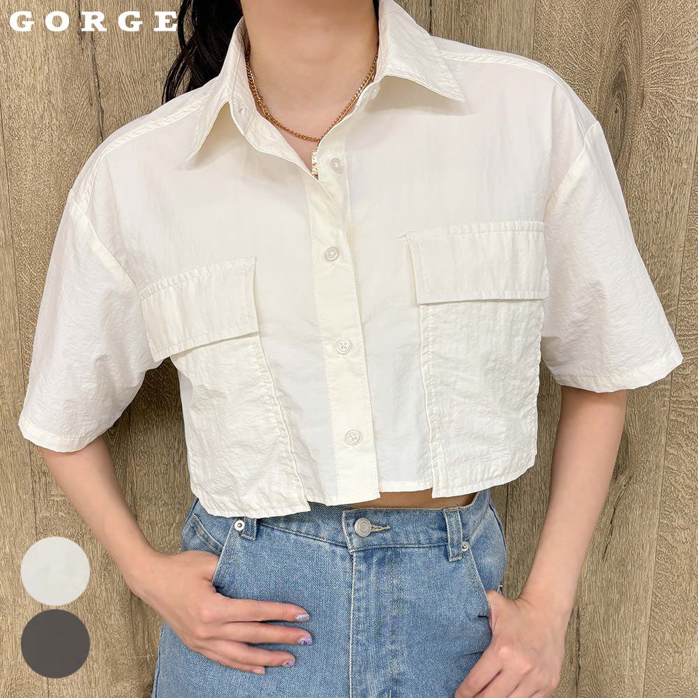 短丈ナイロンシャツ[品番：GORW0008940]｜GORGE （ゴージ）の