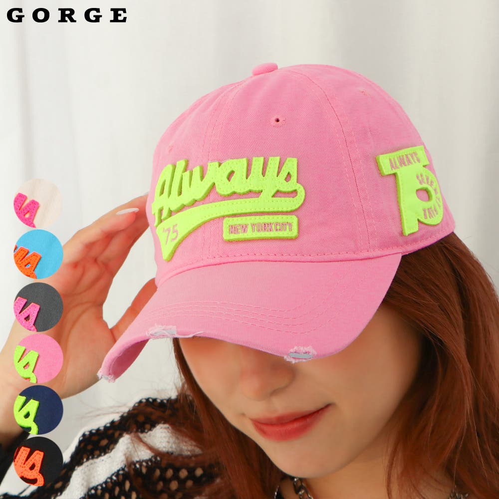 蛍光CAP[品番：GORW0009249]｜GORGE （ゴージ）のレディース