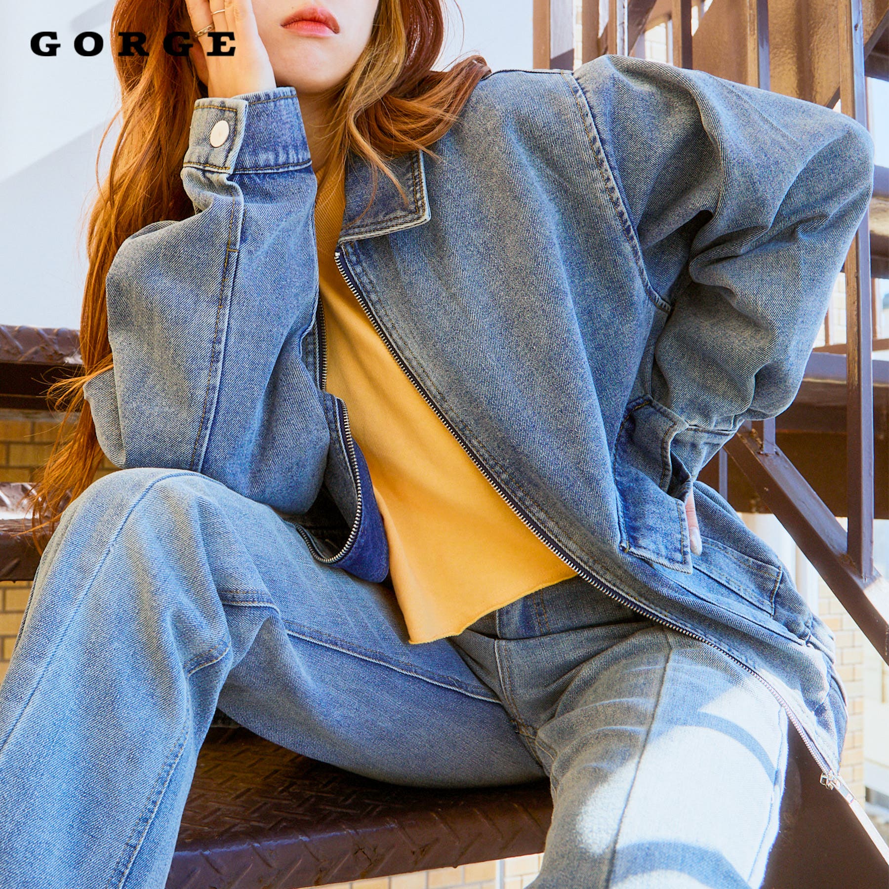 デニムブルゾン[品番：GORW0009771]｜GORGE （ゴージ）のレディース