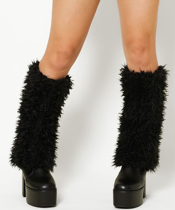 レディース ファーレッグカバー 膝下丈[品番：GORW0010366]｜GORGE