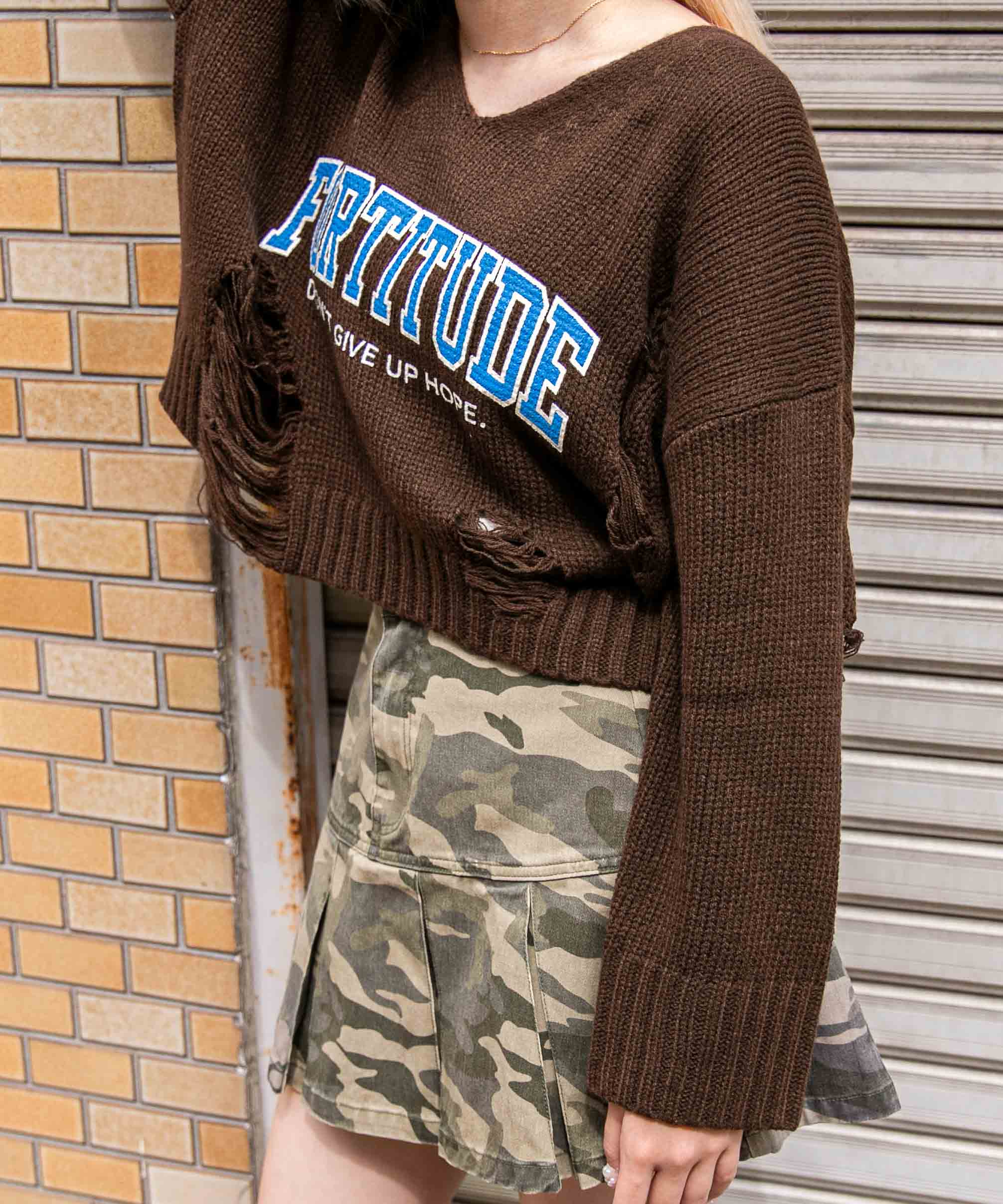 レディース あぜ編み ニットプルオーバー[品番：GORW0010441]｜GORGE