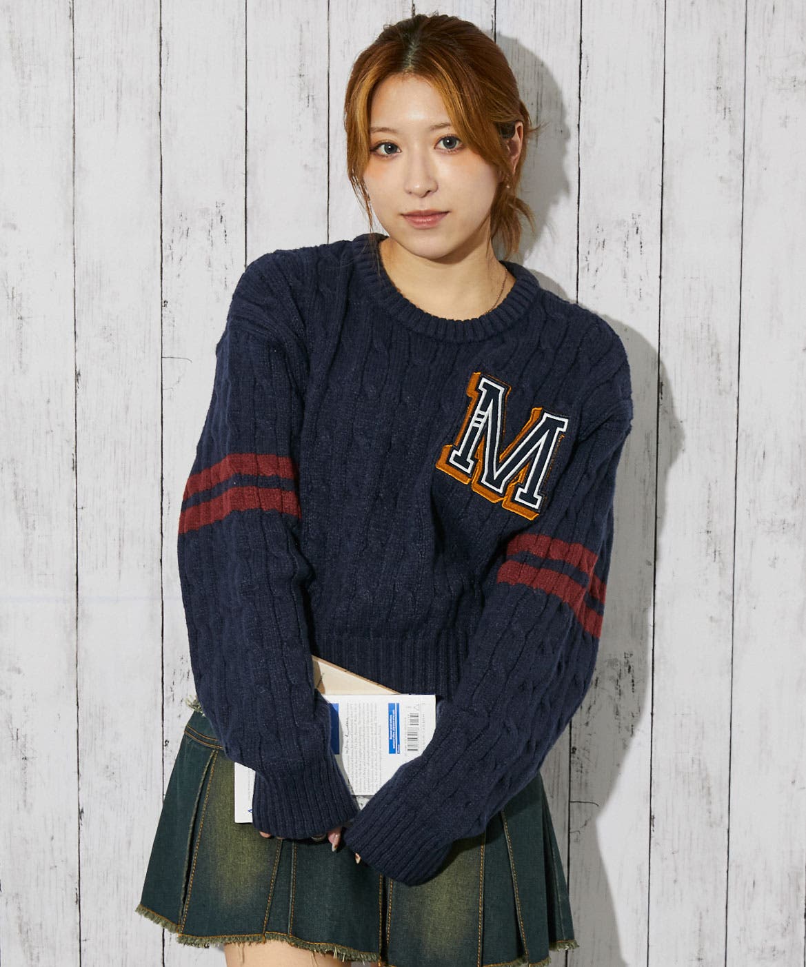 レディース ケーブルニット ショート丈[品番：GORW0010561]｜GORGE