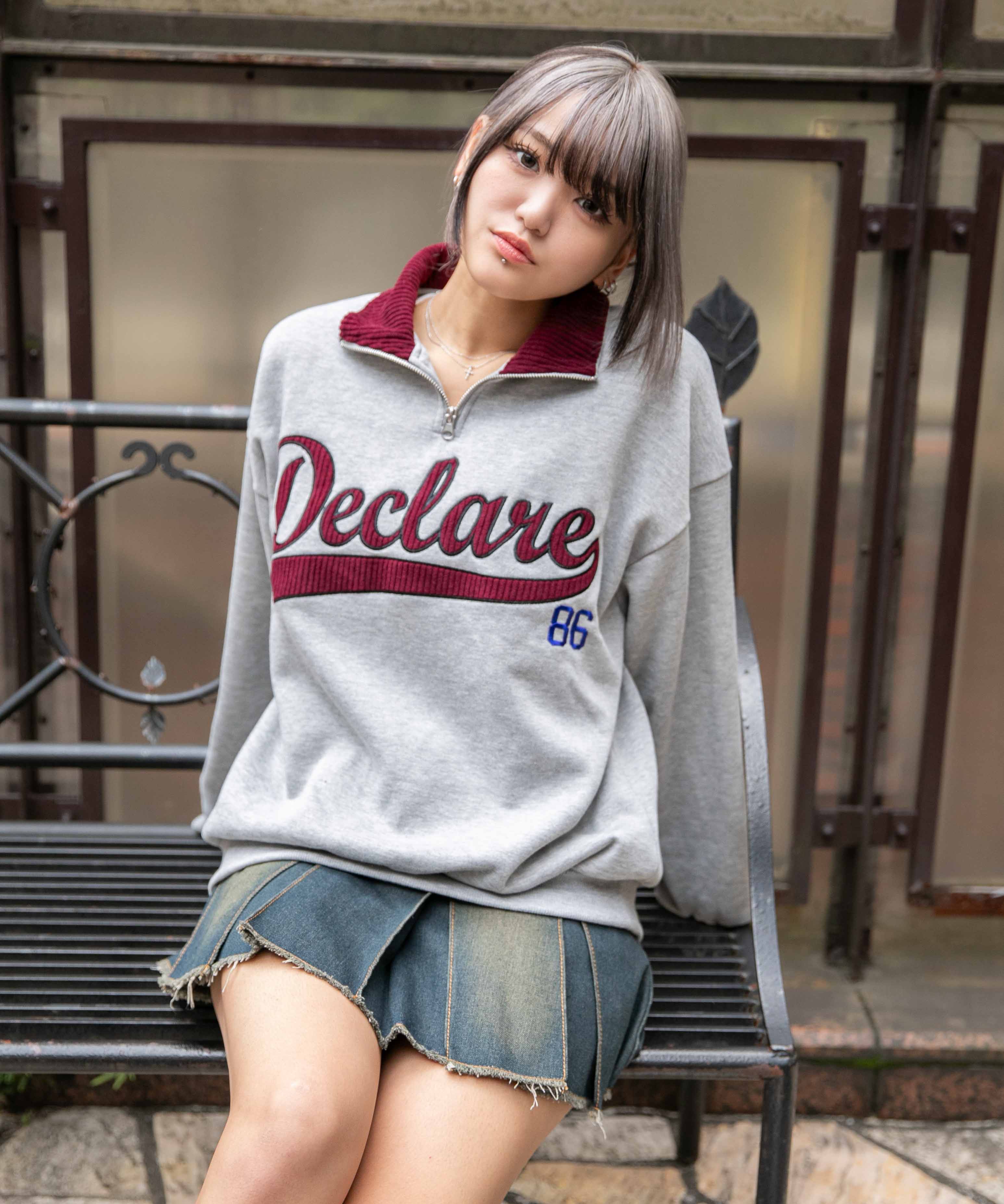 完売モデル★ドゥロワー ロゴ刺繍 サイドジップ コットンカシミヤ裏毛パーカー 完売モデル☆ドゥロワー ロゴ刺繍 サイドジップ コットンカシミヤ裏毛