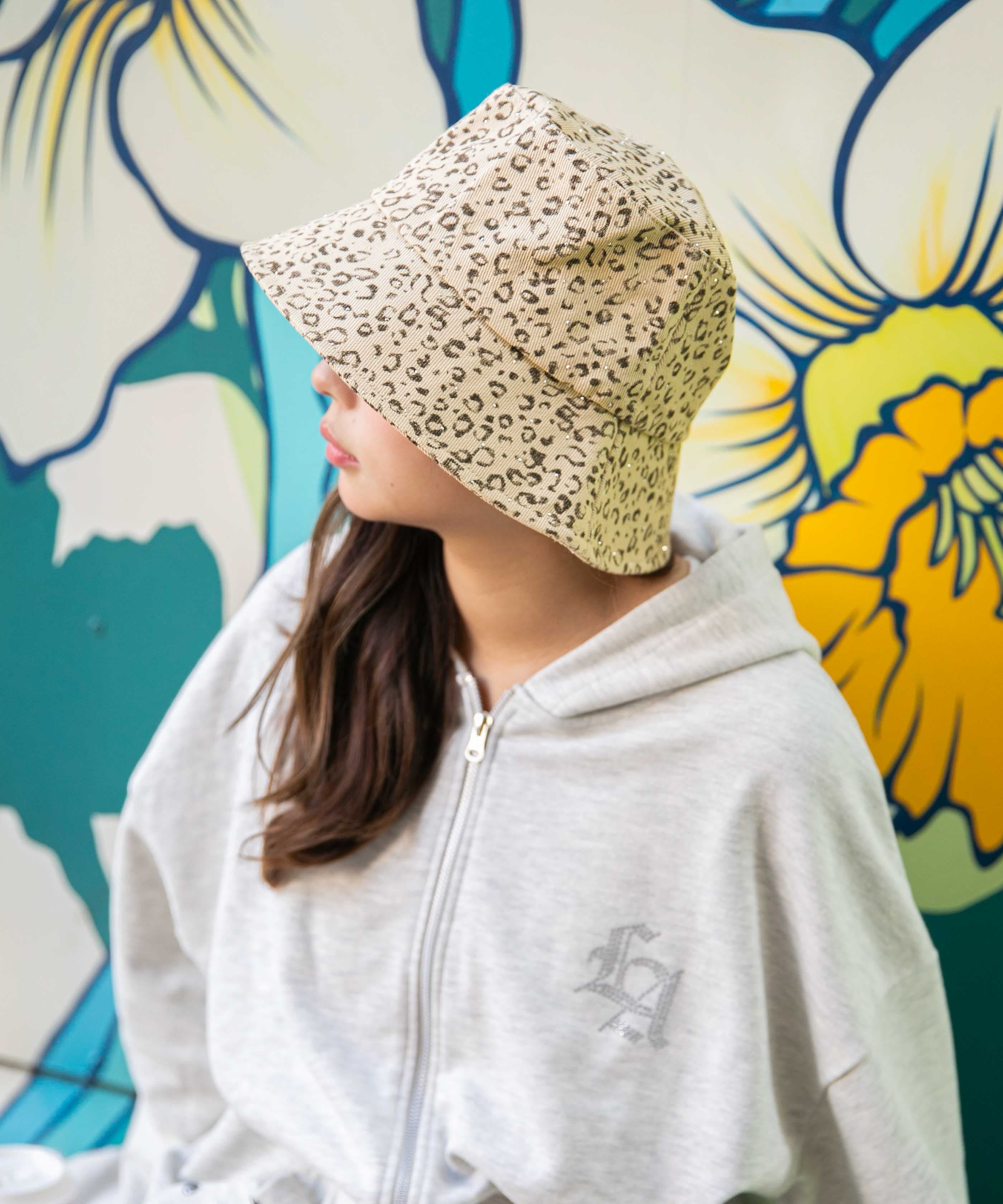 レオパード×キラッと加工》バケットハット 秋冬◎[品番：GORW0010664