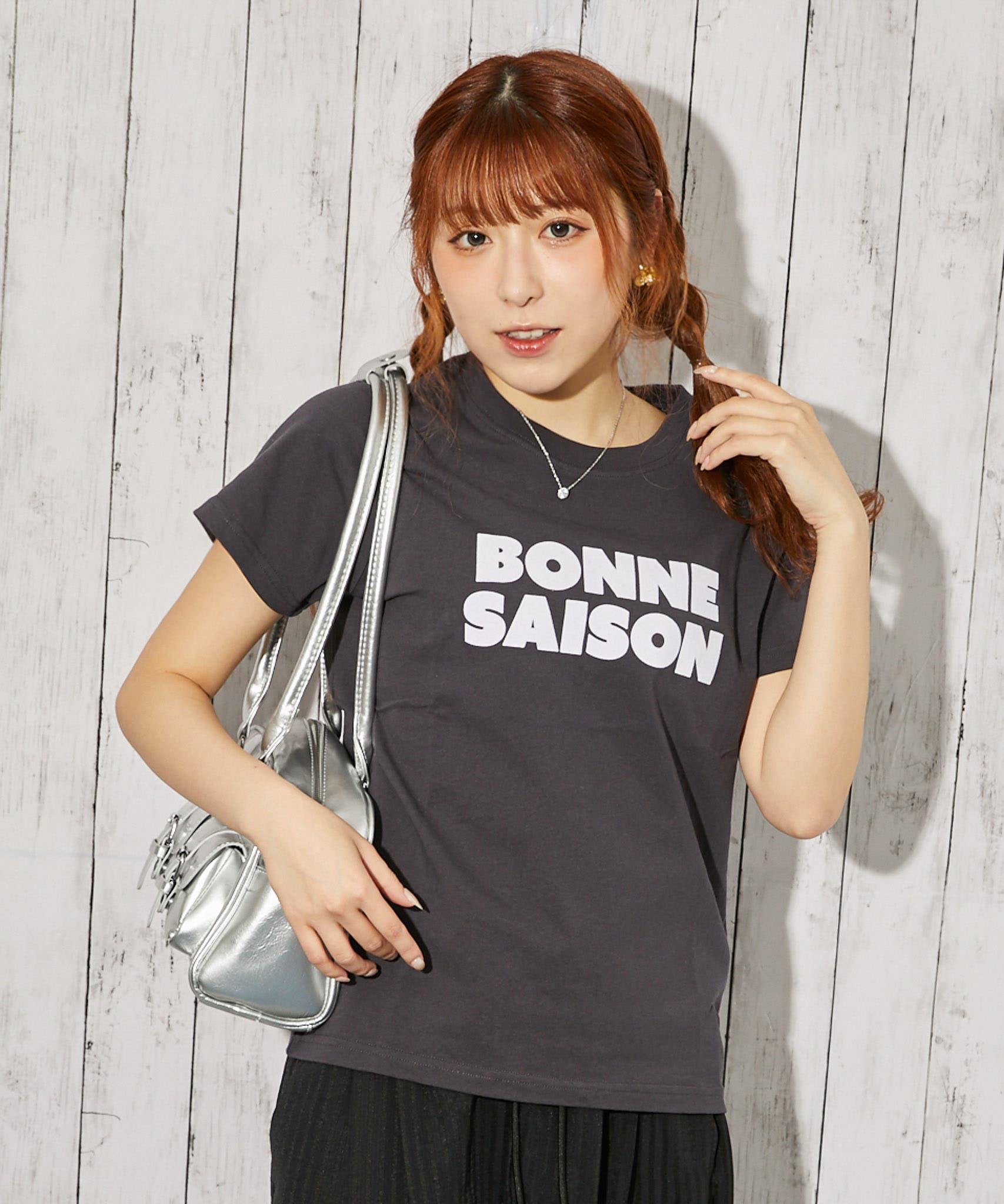 フロッキーロゴデザインTシャツ／春夏／全3色[品番：GORW0010762