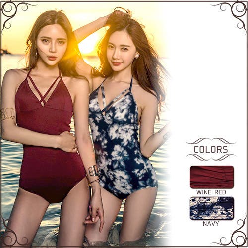 FRONT CROSSワンピース（水着）[品番：GXAW0000222]｜GRAXIA（グラシア