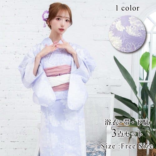 tmr0907mtea ◆浴衣・帯セット 萌葱 洗える浴衣芍薬花柄浴衣 tmr0907mtea ◇浴衣・帯セット 萌葱 洗える浴衣芍薬花柄浴衣