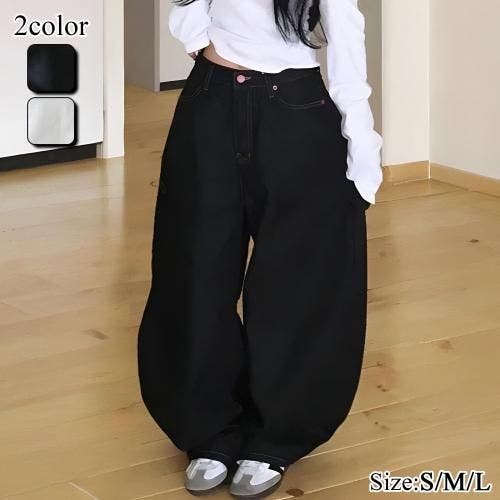 バルーンシルエットハートポケットペインターデニム(PANTS)[品番