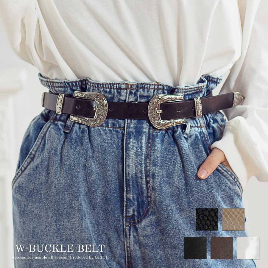ベルト レディース 合皮[品番：GW000003351]｜Growing Rich（グロー