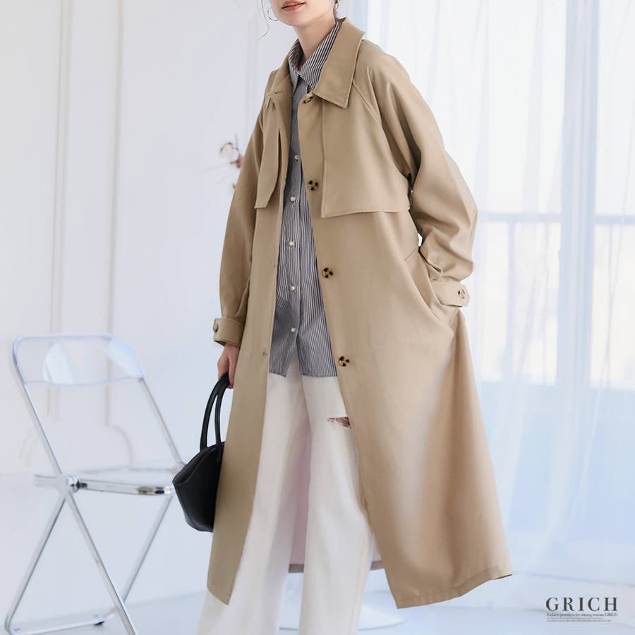 ボリュームスリーブコート コート レディース[品番：GW000004231