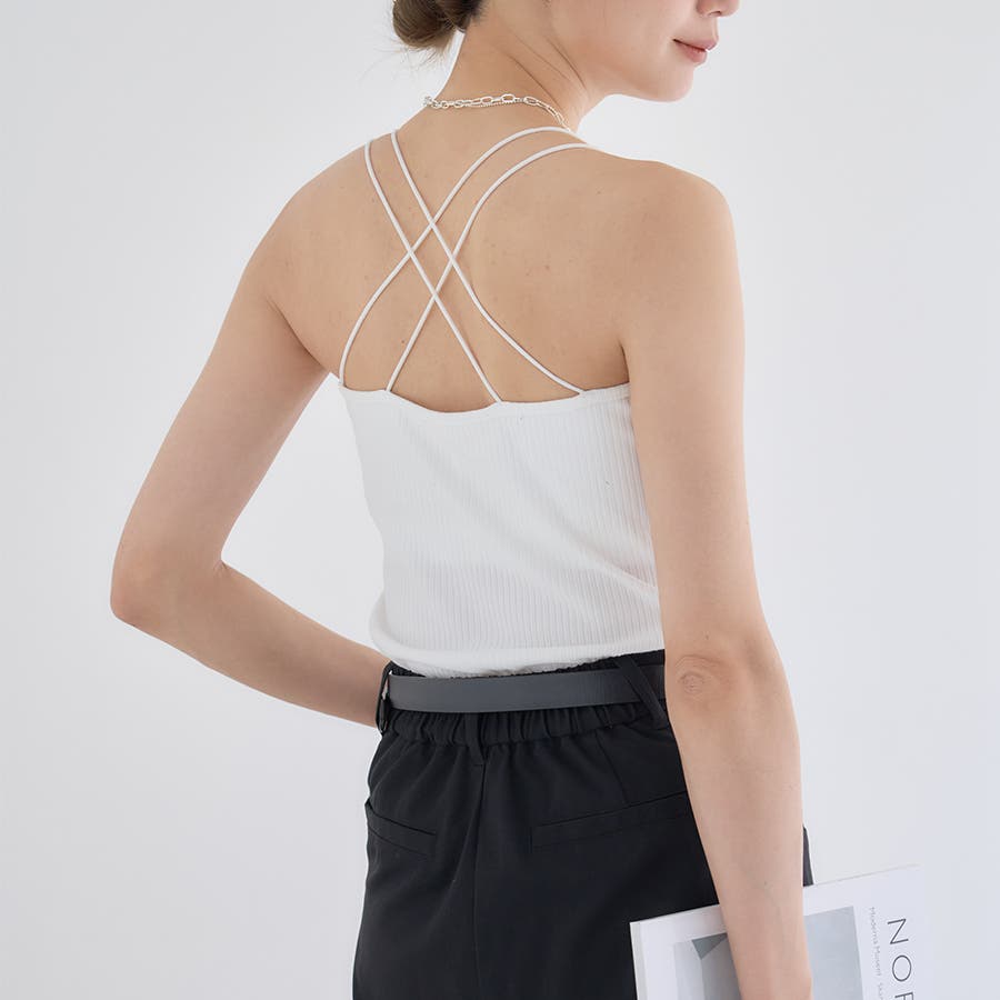 カップ付き バッククロス ブラトップ[品番：GW000004923